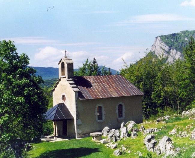 Chapelle du village de Valchevrière, Vercors, France