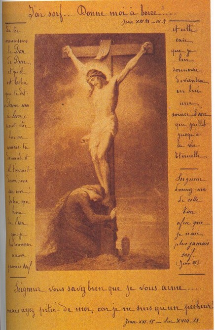 Image composée pour le bréviaire de sainte Thérèse de Lisieux Image composée pour le bréviaire de sainte Thérèse de Lisieux